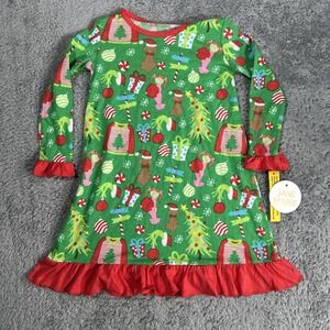 NWT JANE MARIE Pajama Dress Kids Merry Whatever 2T The Grinch Cindy Lou Who